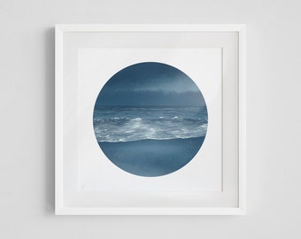 Moody Ocean — Dusky Shore — Fine Art Print