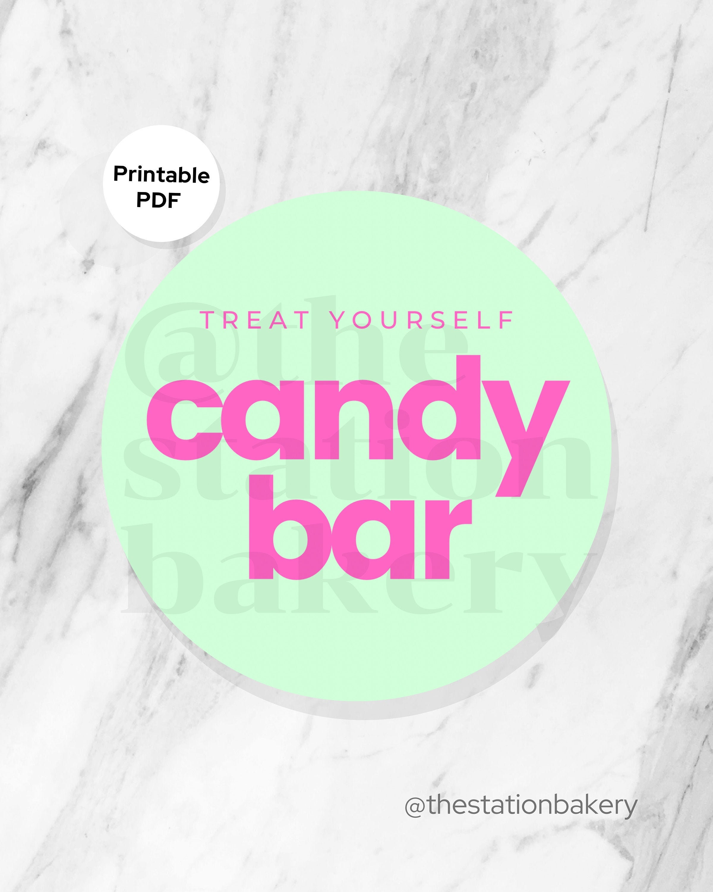 Printable Candy Bar Tag Instant Download Homemade Easter | Etsy