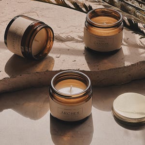 National Park Candles | Explorer Collection | Hand-Poured Coconut Soy Wax | All-Natural Room & Linen Spray