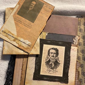 Edgar Allen Poe Junk Journal - Etsy