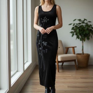 knee length dresses for ladies Final Sale Patrice Print Side Slit Midi Dress