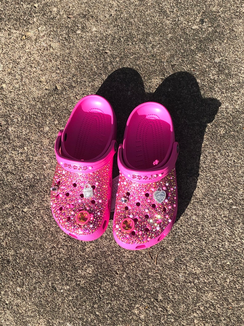 Pink Crocs Etsy