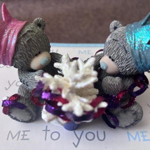 Me to You Tatty Teddy “All Decked Out” Ornament, Rare Collectible Figurine, Carte Blanche Greetings