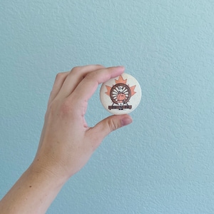 Vintage Canadian Pin // Vintage Pinback Button // &quot;Sam Steele Days Cranbrook, BC&quot;