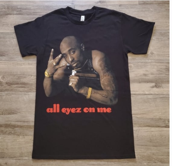 New Tupac All Eyez On Me UNISEX T SHIRT Hip Hop TShirt Rap Etsy