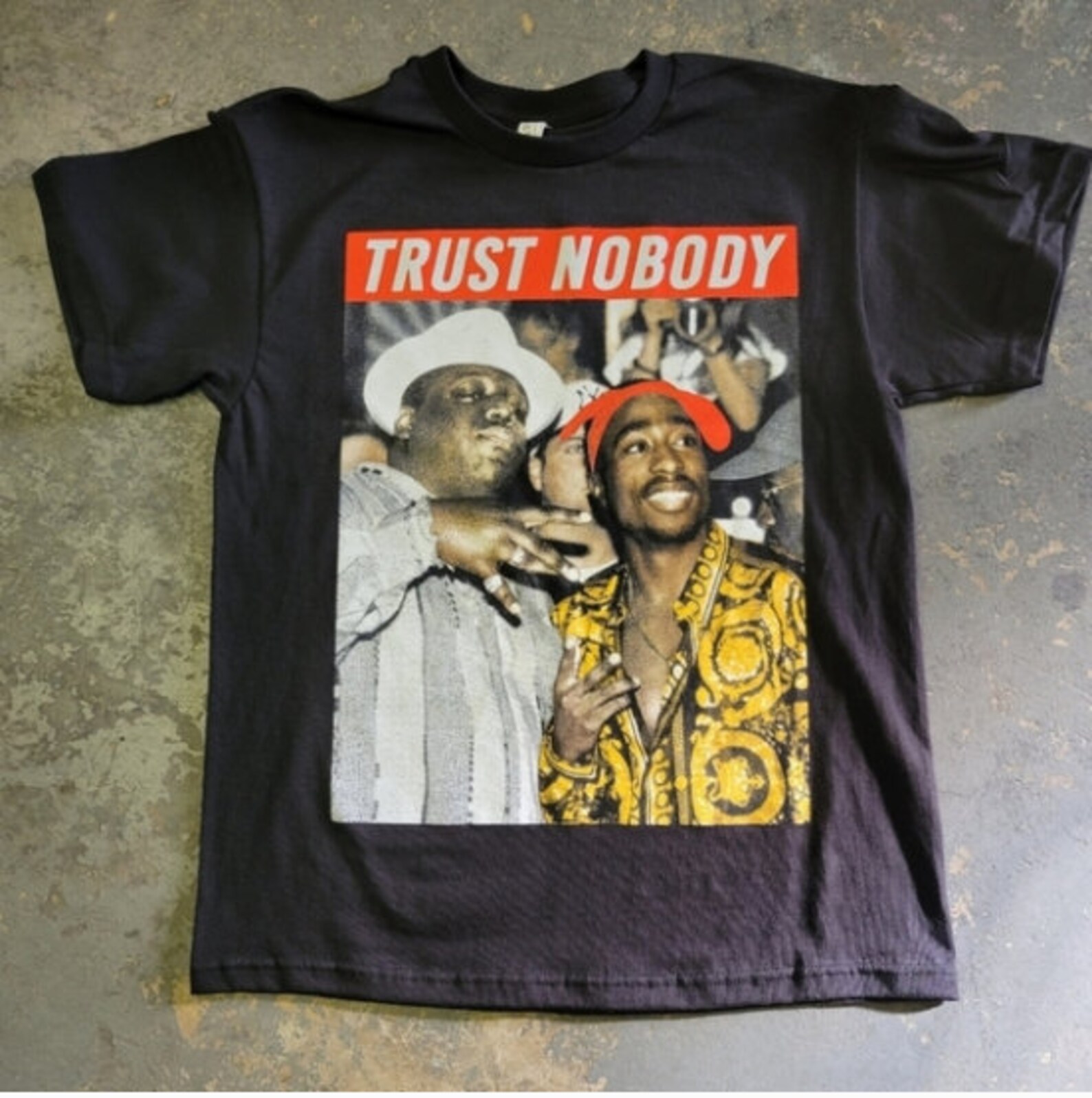 Biggie And Tupac Trust Nobody TSHIRT Trust nobody | Etsy