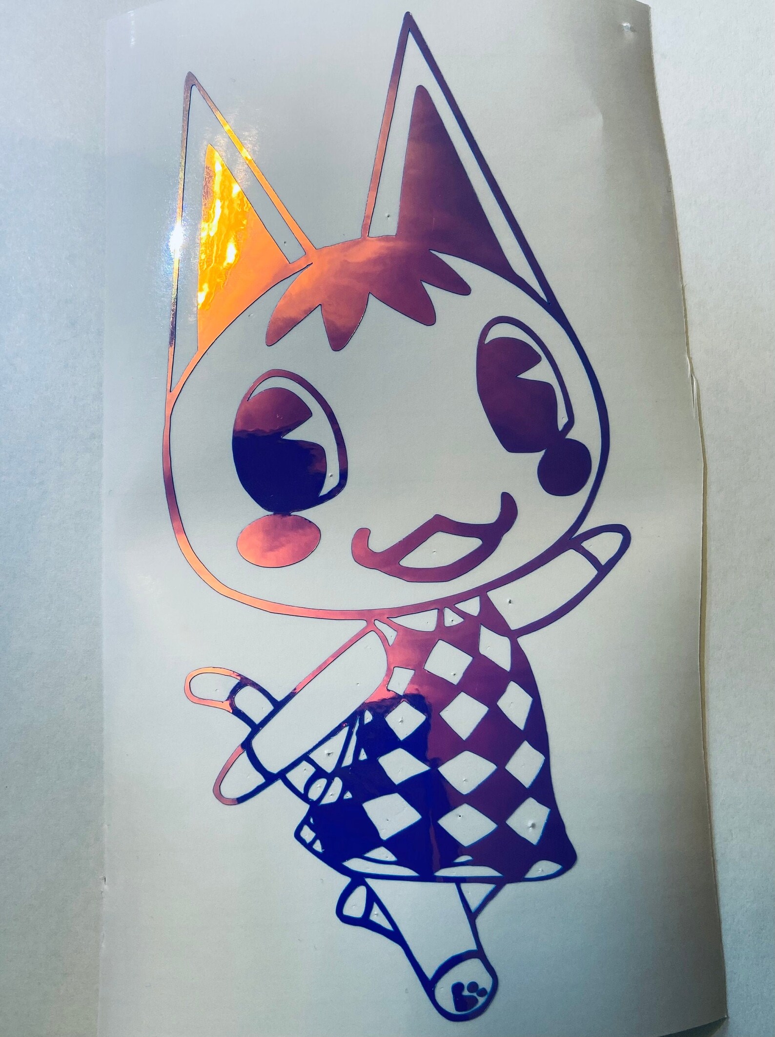 Animal Crossing Rosie Vinyl Sticker / Decal Etsy