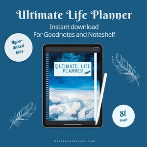 Undated Digital Planner for Goodnotes| Fantasy Aesthetic