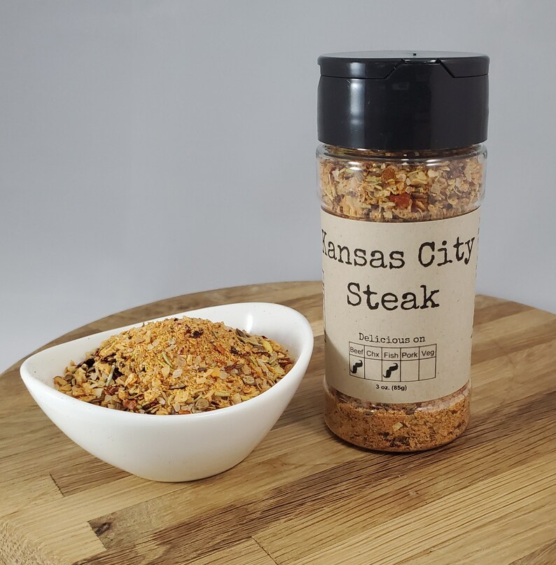 Kansas City Steak Seasoning Shaker 3oz Etsy