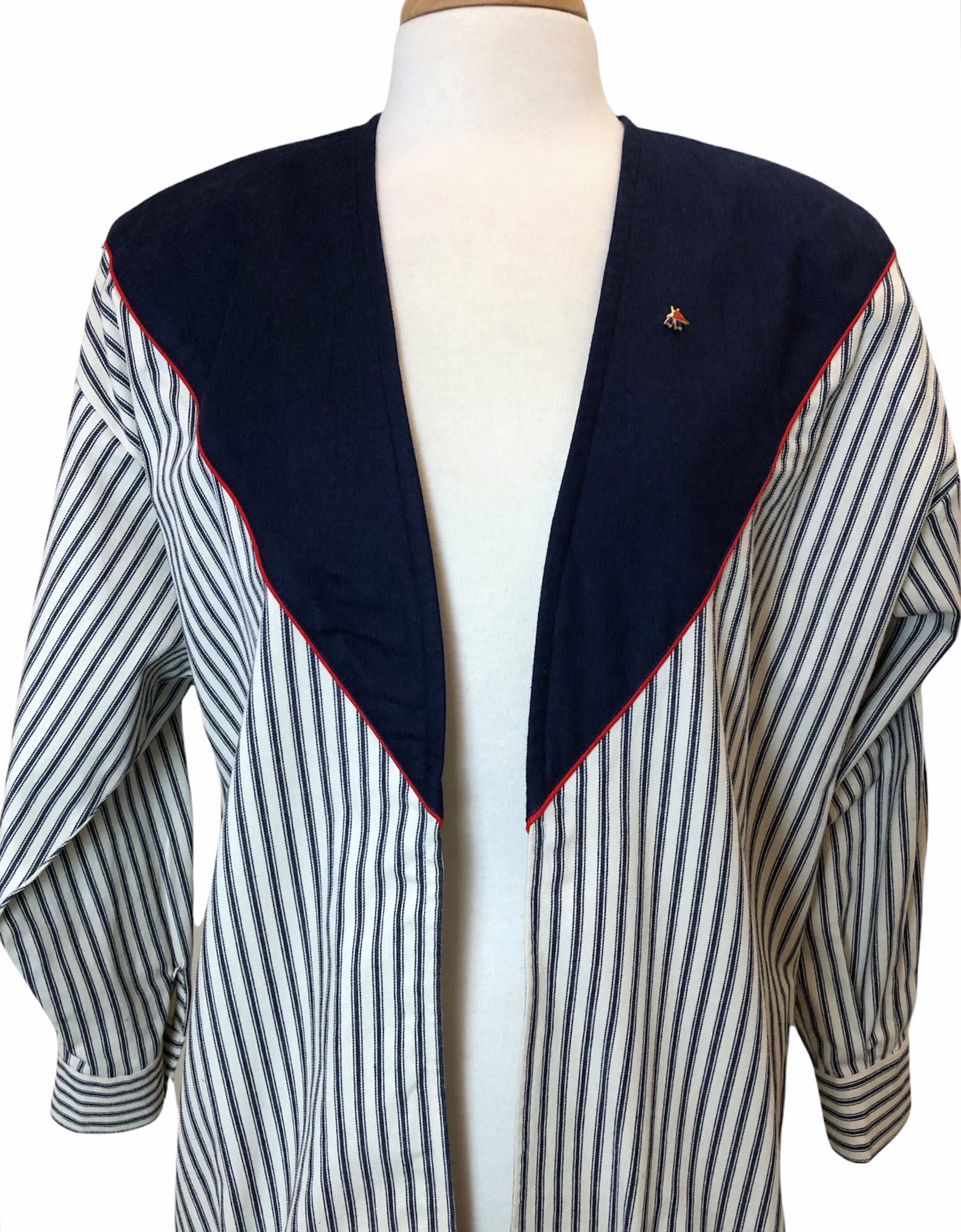 Vintage Hamilton Coat Jacket Hand Painted S / M Etsy