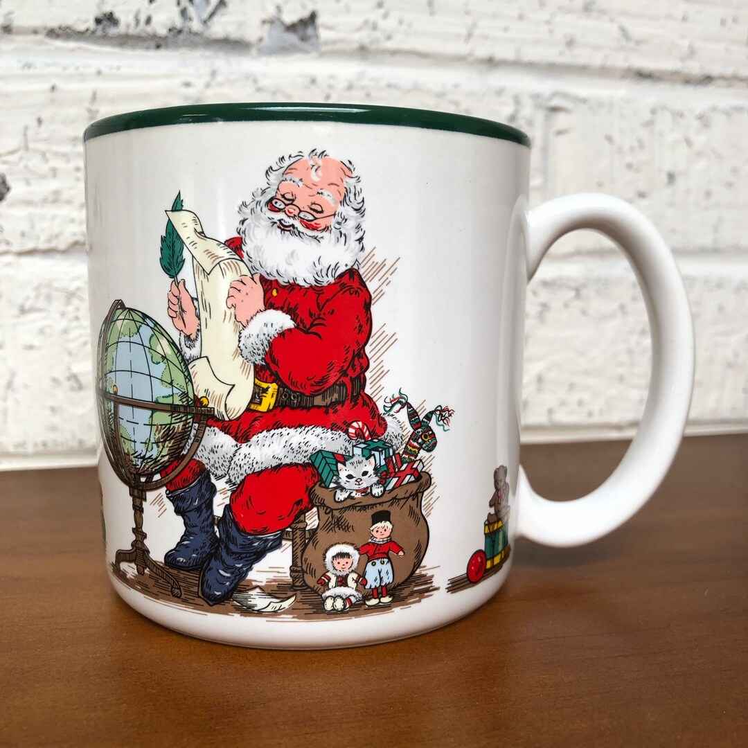 Vintage Potpourri Press Christmas Mug Etsy