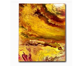 Peinture acrylique sur toile « Deep in the Sun »