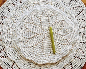 White Doily Set