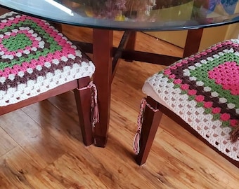 Granny Square Chair Covers