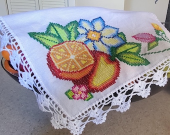Cross Stitch Tortilla Warmer