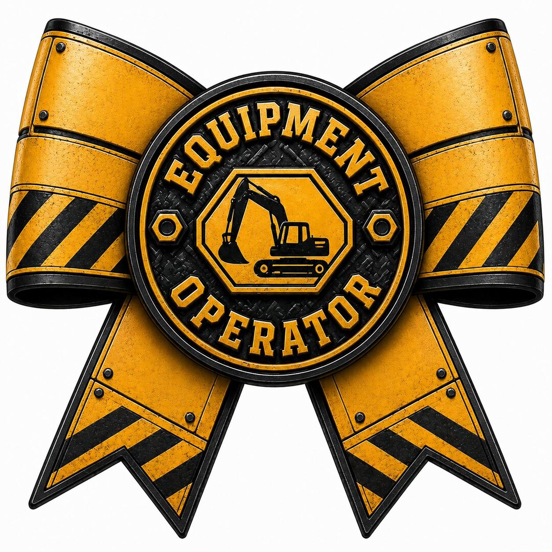 Equipment Operator 3 Inch UV DTF Decal | Stop Slow Sign Worker Sticker ...