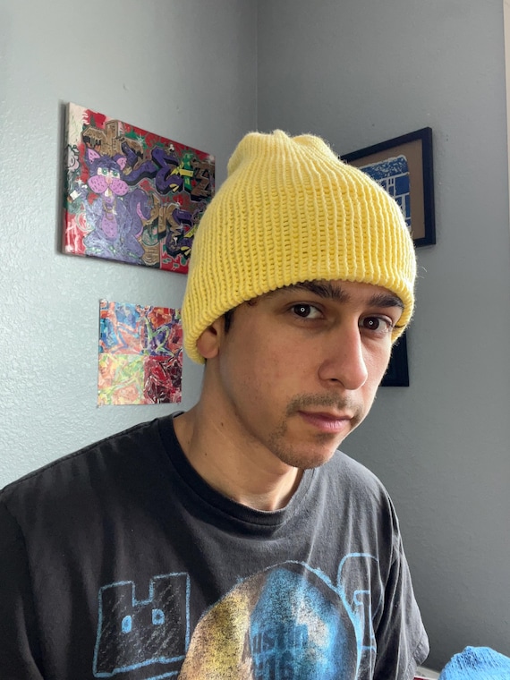 Single Color Beanie Hat for Everyday Use, Cuffed Knit Beanie, Winter Beanie, Streetwear Beanie, Minimalist Skull Cap, Unisex Winter Hat