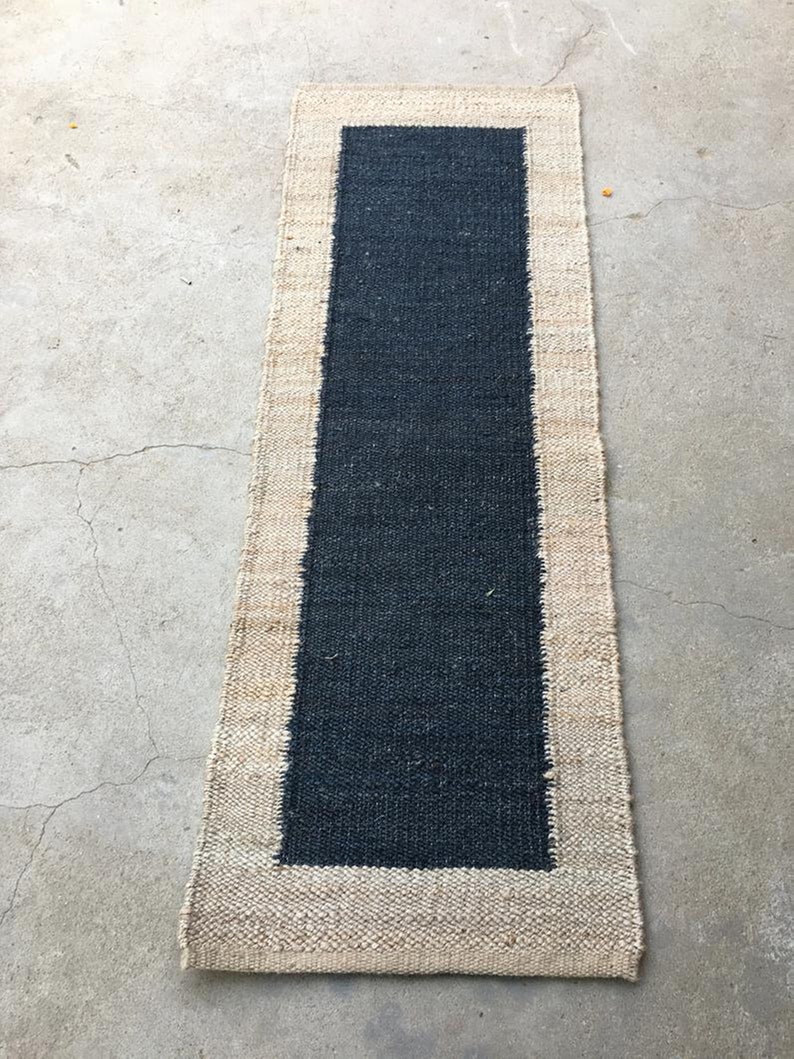 2X3 2X4 2X5 Ft. Indian Hand Woven Hemp Jute Runner Rug Patio Etsy