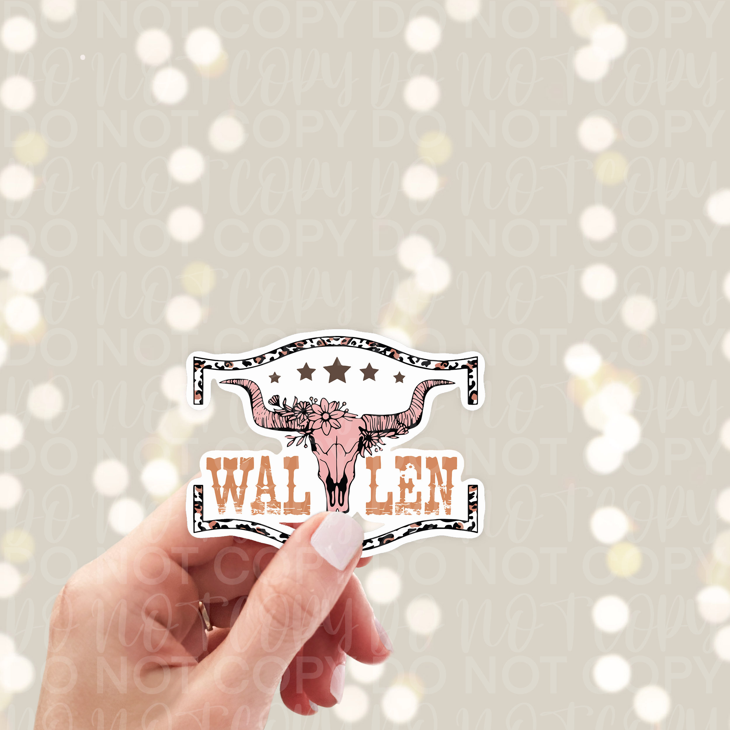 Wallen (water resistant) sticker