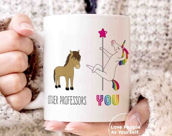 Funny Professor Unicorn Coffee Mug, Appreciation Gift