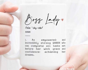 Boss Lady Definition Coffee Mug, Gift for Her