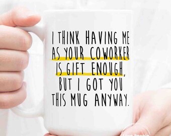 Funny Coworker Leaving Mug, Farewell Gift