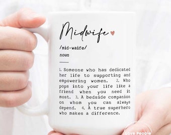 Verloskundige Definitie Mok, Vroedvrouw Gift, NHS Gift, Student Verloskundige Gift, Afstudeercadeau, Cadeau voor Verloskundige, Verloskundige Quote Verpleegkundige waardering