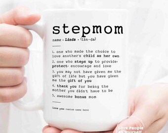 Personalized Step Mom Mug, Bonus Mom Definition, Mother's Day Gift