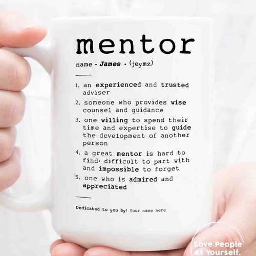 Personalized Gift for Mentor Thank You Mentor Print Sign Etsy