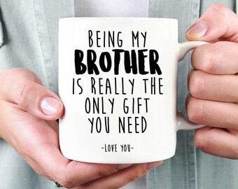Taza divertida para hermanos, regalo para hermanos