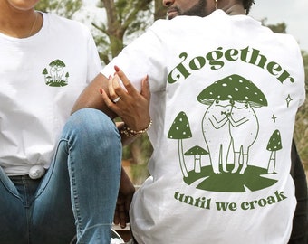 Tillsammans tills vi kraxar T-shirt, rolig svamppar, årsdagspresent