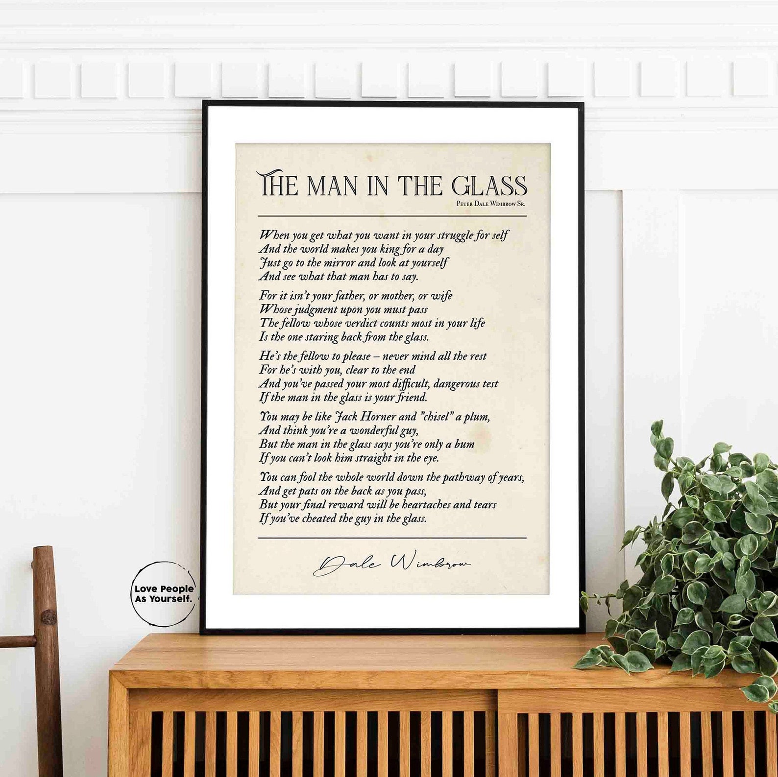 The Man in the Glass Poster Print Dale Wimbrow Poem Poetry Etsy The Man in the Glass Poster Print Dale Wimbrow Poem Poetry Etsy