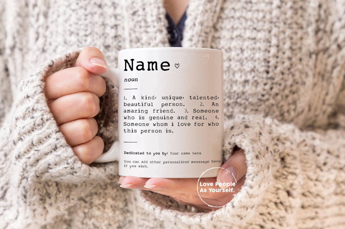 Best friend definition: mug, personalized, friendship mug, custom gif…
