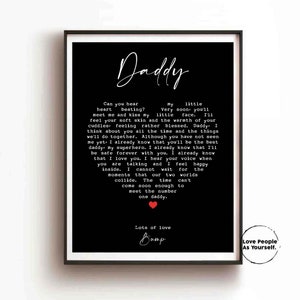 Papá será Poema de Bump Framed Print, New Dad Christmas Gift, Fathers Day Gift, Pregnancy Announcement, Daddy to be from bump, new dad