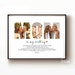 Personalized mom on my wedding, Custom Photo Collage, mother of the bride gift, Gift for mom Photo gifts Framed Wall Art Print From Daughter 