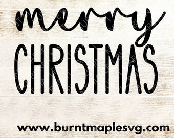 Kerstmis SVG - Merry Christmas SVG - Merry Christmas saying - Holiday Svg - Christmas Quote - digitale download - Cut File SVG voor cricut