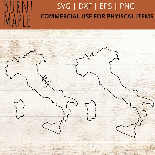 Italy Outline SVG - Italy map outline Svg - Italy name SVG - Italy Vector - Europe SVG - Italian Svg -  Svg Files  - Digital Download