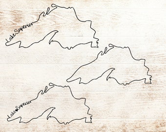 Lake Superior Svg | Etsy