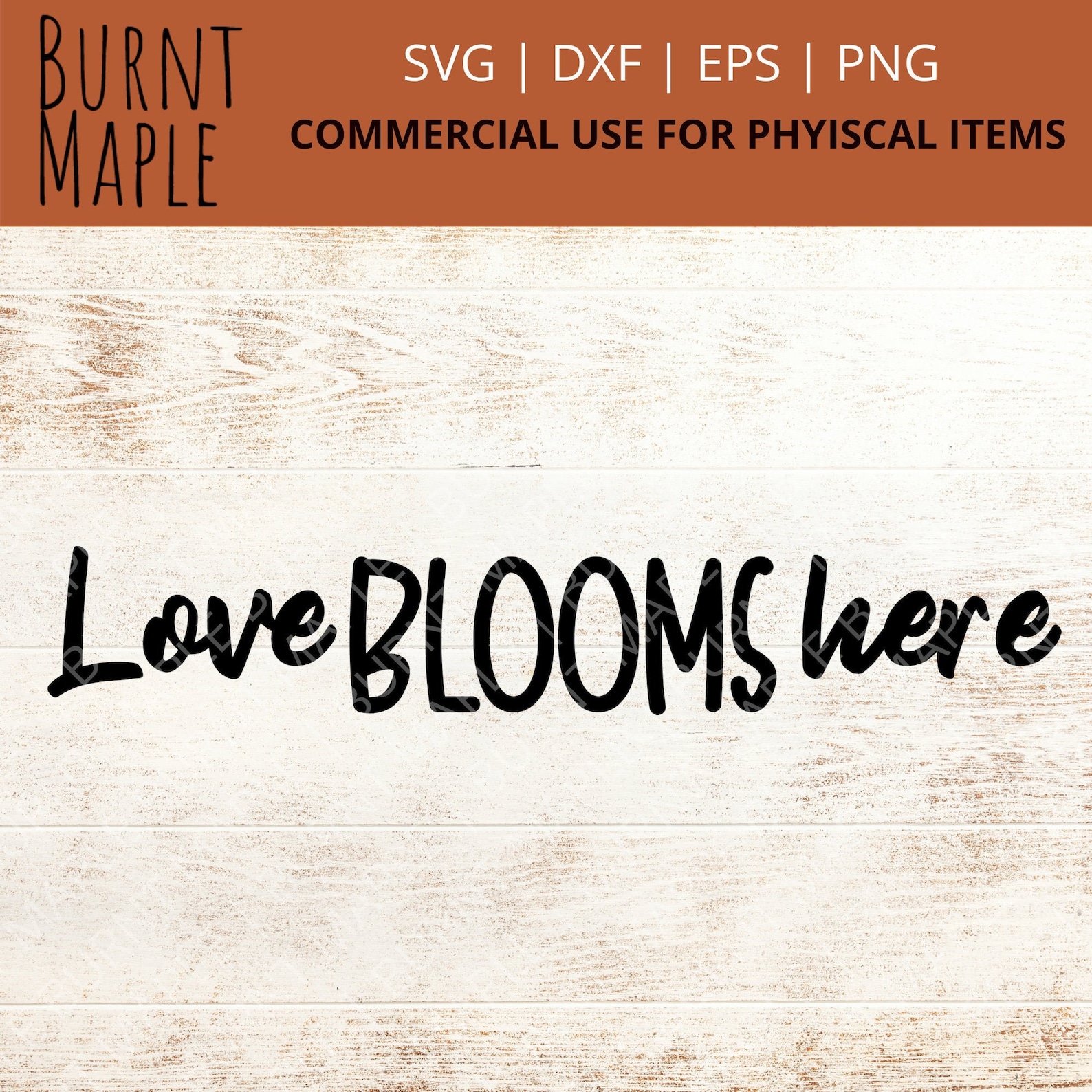 Love Blooms Here SVG Gardening SVG Love Svg Flowers - Etsy UK