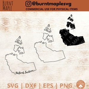 Northwest Territories Outline SVG - nwt SVG - Territory SVG - North West Territories Canada Svg -  Canada Svg Files  - Digital Download