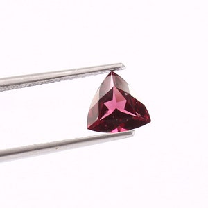 Natural Pink Rhodolite Garnet Trillion cut 8x8 mm Faceted -Loose Pink Rhodolite Garnet AAA Quality