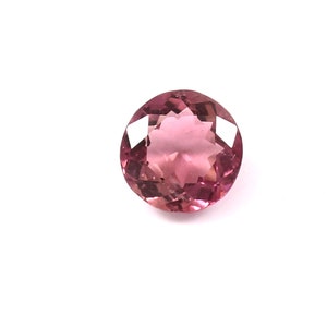 Natural Pink Tourmaline 2.55Carat 9MM Round Shape Faceted Gemstone top quality jewelry making