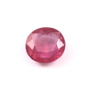 Ruby Oval Shape Cut Faceted Loose Gemstone Size 7x8mm AAA Quality Ruby faceted ruby jewelry making