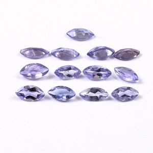 Top Quality Tanzanite 100% Natural AAA Quality Marquise Lot 2.30x4.50mm to 1.05 Carat Marquise Tanzanite Jewelry making