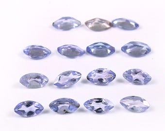 Natural tanzanite marquise cut loose gemstone| blue purple tanzanite faceted stone |Genuine tanzanite  gemstone for jewelry