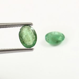 Natural Colombian Emerald Faceted oval Gemstone Loose Emerald Oval Faceted gemstone Best Quality Emerald