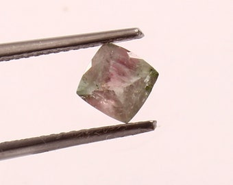 0.65ct Natural Tourmaline Cushion Faceted 5mm tourmaline  Excellent Cut Cushion bio color Tourmaline Loose Gemstone for jewelry making.