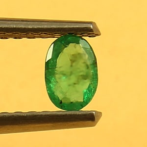 Natural Zambian Emerald Faceted Oval Cut Top Quality Loose Emerald oval Gemstone Loose - Price Per Piece