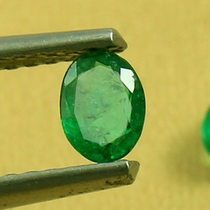 3x4.50  mm Excellent Cut Oval Natural Zambian Emerald Ring Gemstone Oval Shape Fire Green Loose Emerald May Birthstone