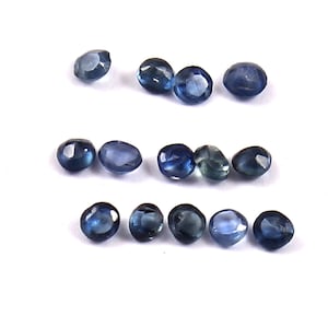 Natural Blue Sapphire Round Faceted Cut 1.50MM AAA Quality -Blue Sapphire Round Loose Gemstones